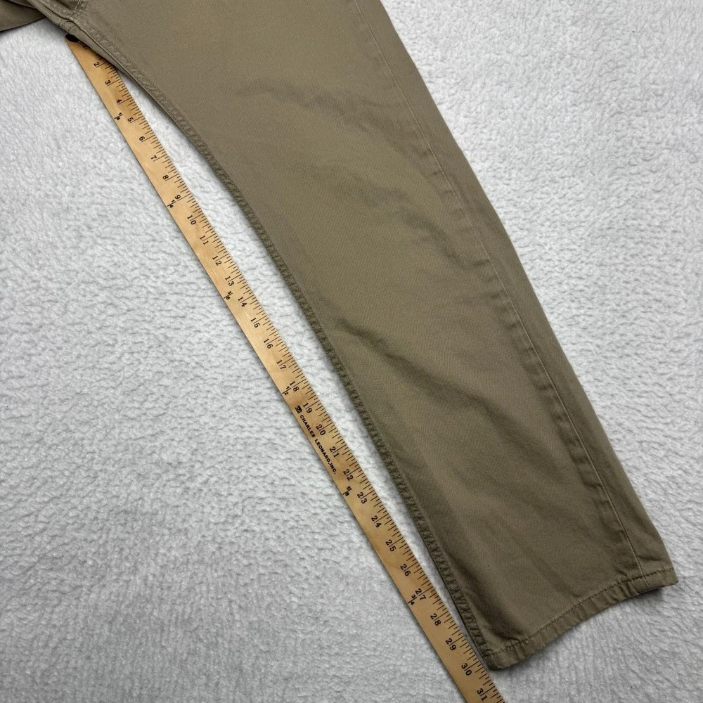 Levi's 505 Beige‎ Khaki Jeans Pants Relaxed Fit Straight Leg Men's Size 34x32
